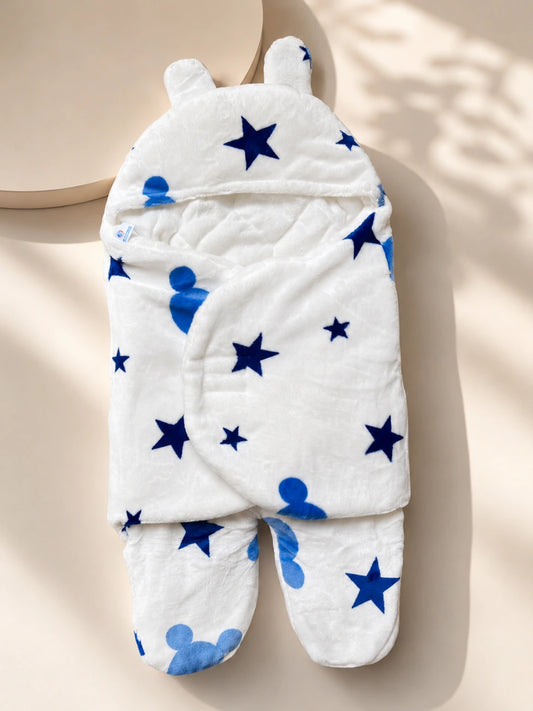 Imported Wool Baby Swaddle - Ultra-Soft, Warm & Cozy