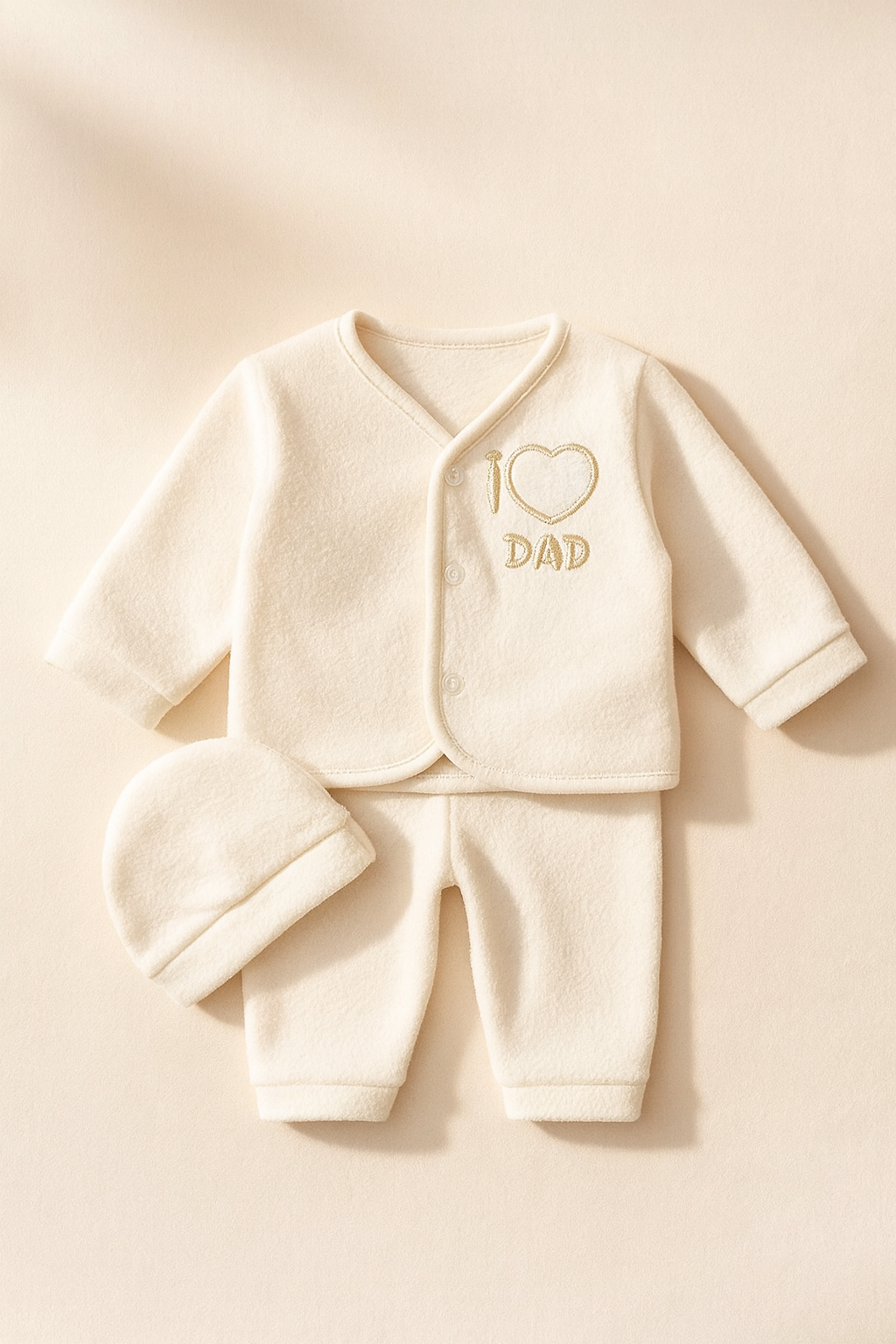 Pack of 3 Newborn Winter Jabla Dresses – Soft, Warm