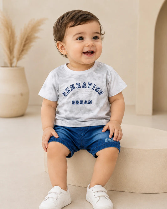 Baby Summer T-Shirt & Shorts Set – Generation Dream Design Outfit