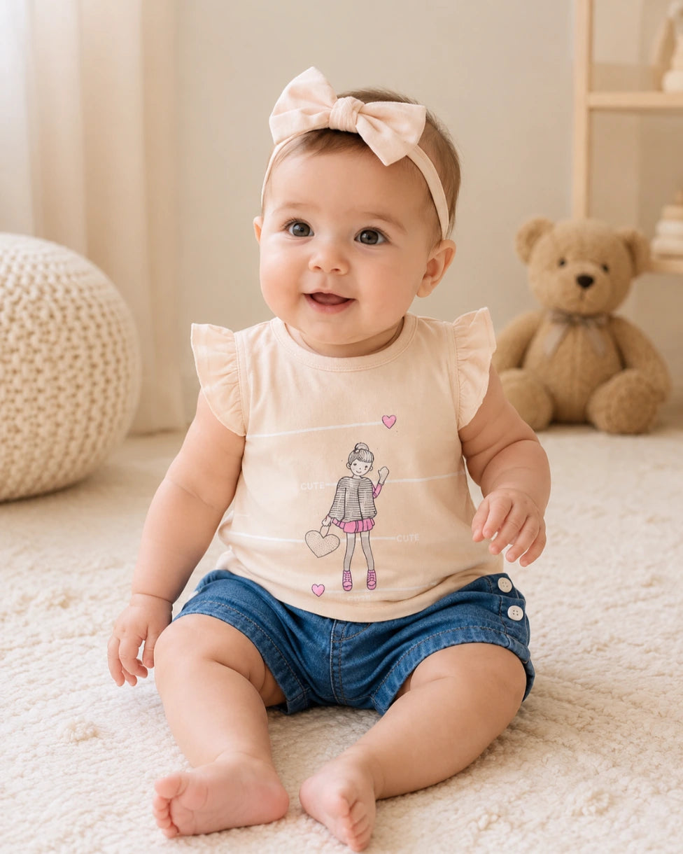 Baby Summer T-Shirt & Shorts Set – Generation Dream Design Outfit