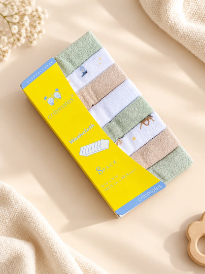 Baby Face Towel Pack of 8 | Soft Baby Washcloths