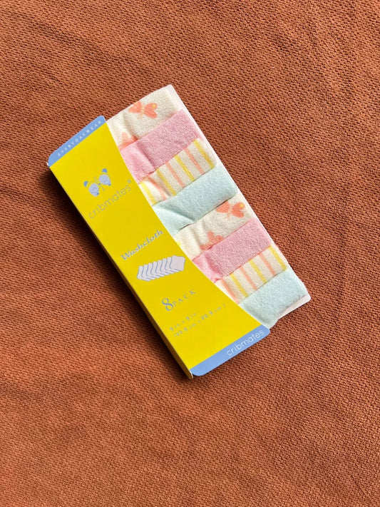 Baby Face Towel Pack of 8 | Soft Baby Washcloths