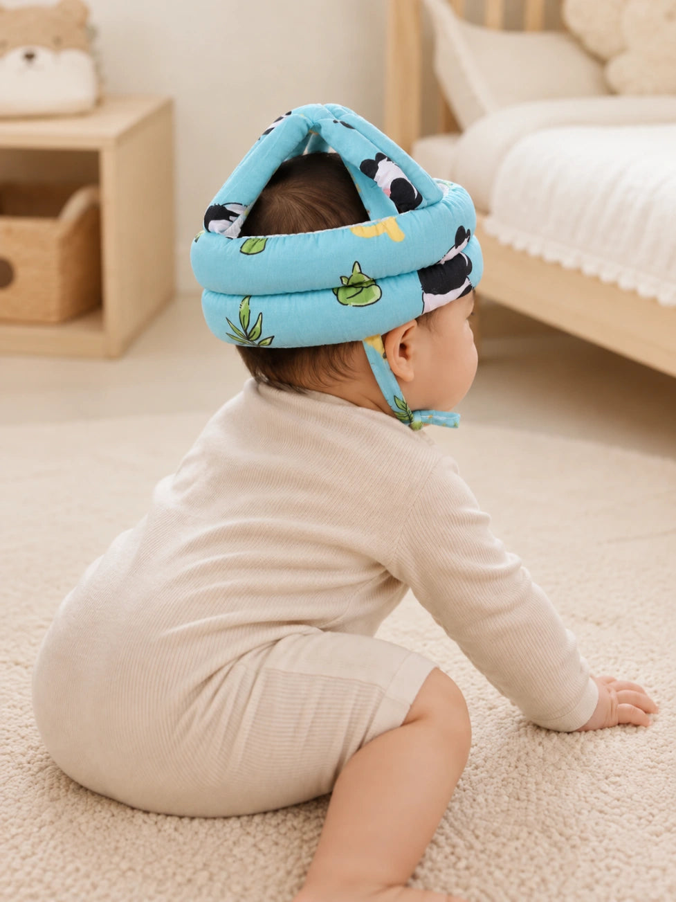 Baby Head Protection Cap - Soft Safety Helmet