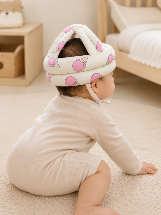 Baby Head Protection Cap - Soft Safety Helmet