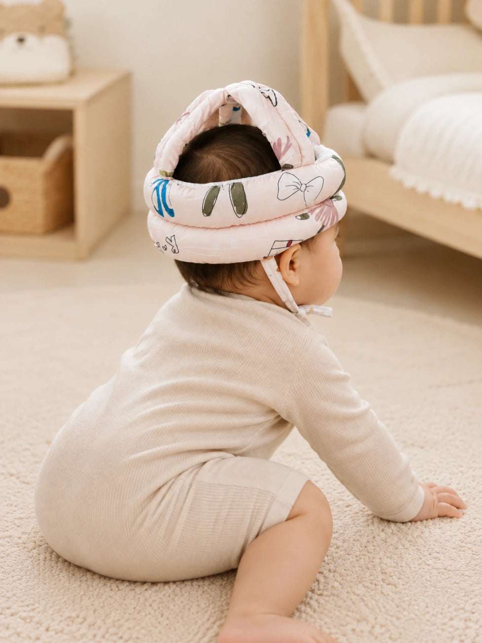 Baby Head Protection Cap - Soft Safety Helmet