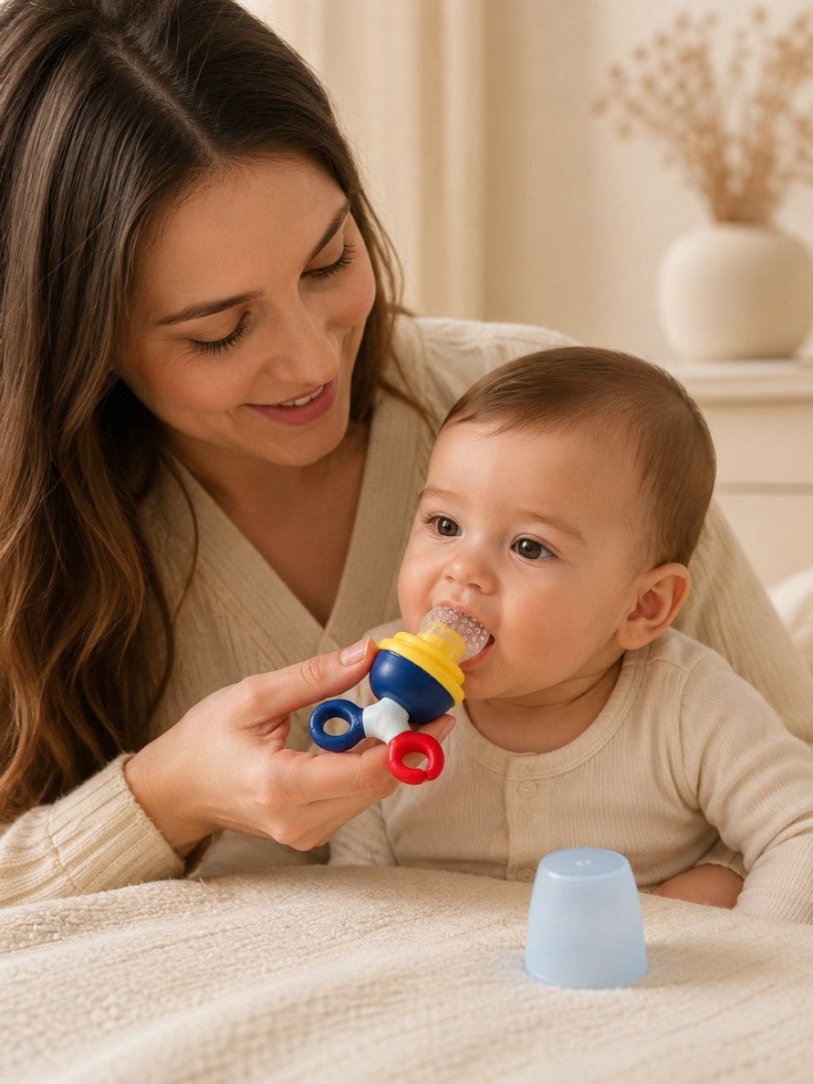 Kids Essentials Fruit Pacifier Feeder for Babies | Safe Silicone Food Nibbler