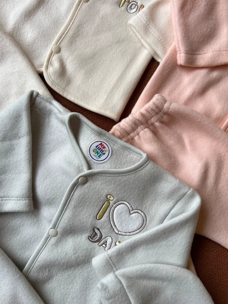 Pack of 3 Newborn Winter Jabla Dresses - Soft, Warm & Comfortable