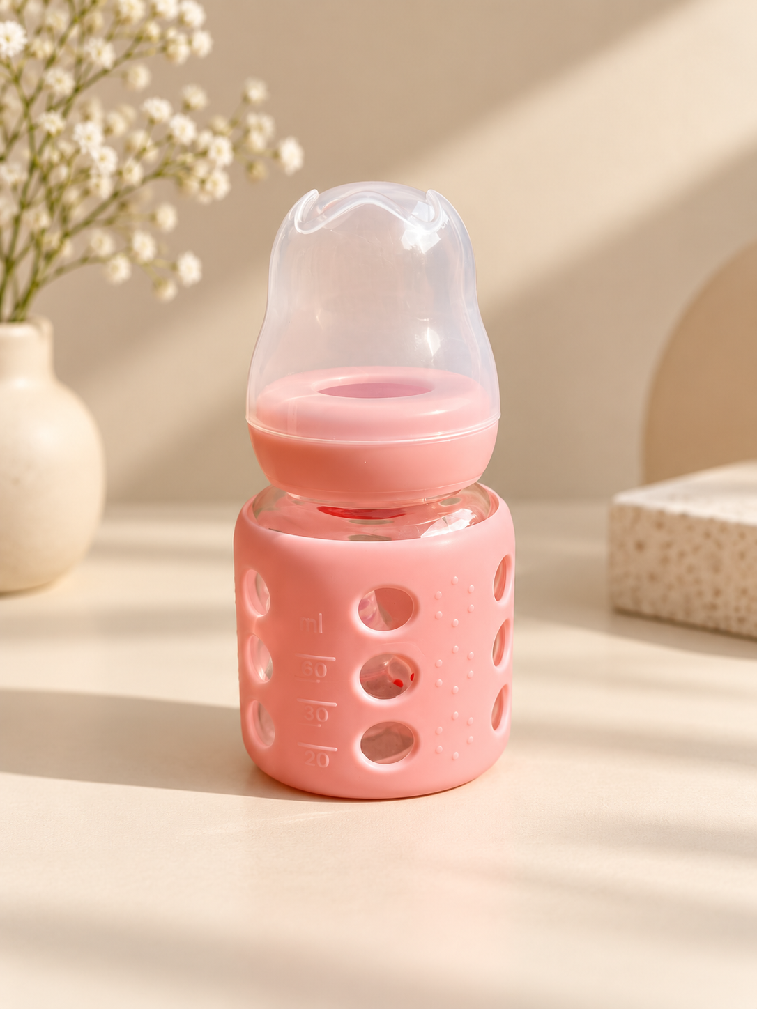Premium Glass Feeding Bottle 60ml