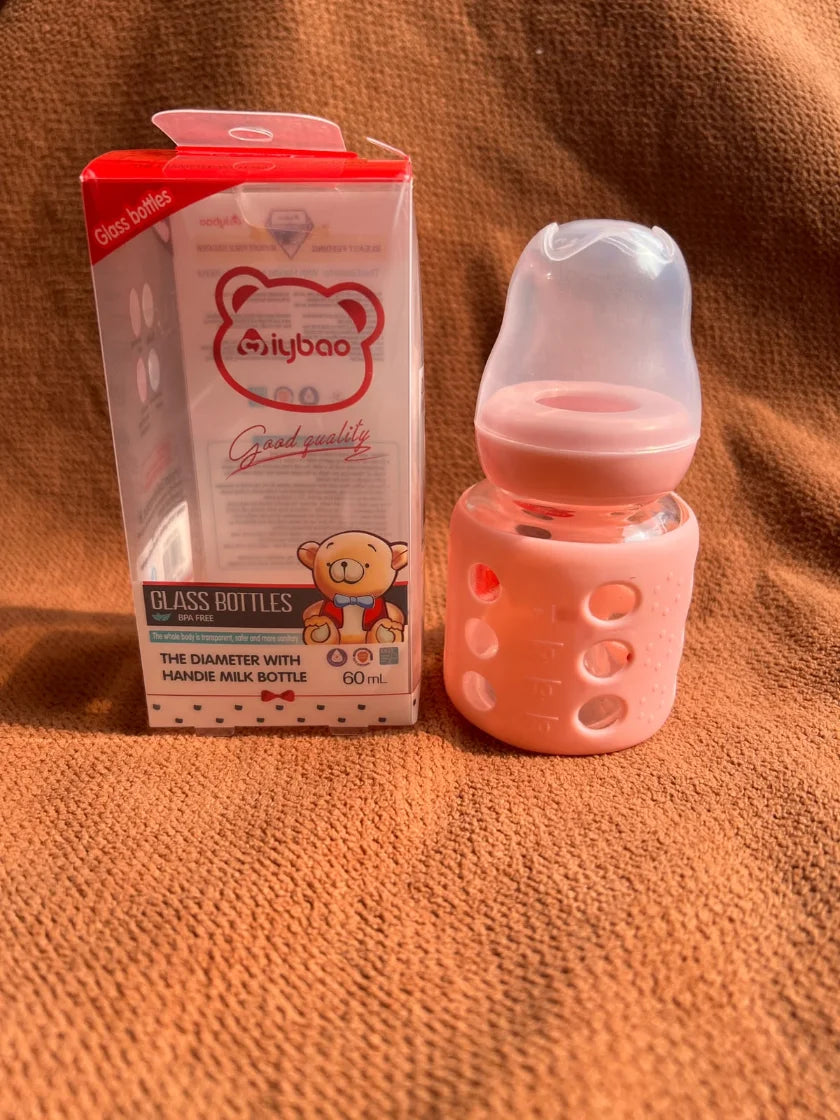 Premium Glass Feeding Bottle 60ml
