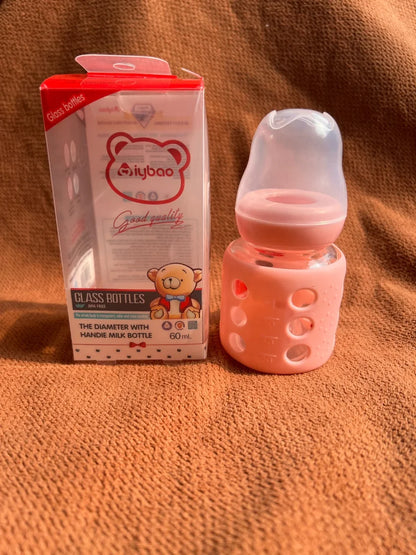 Premium Glass Feeding Bottle 60ml