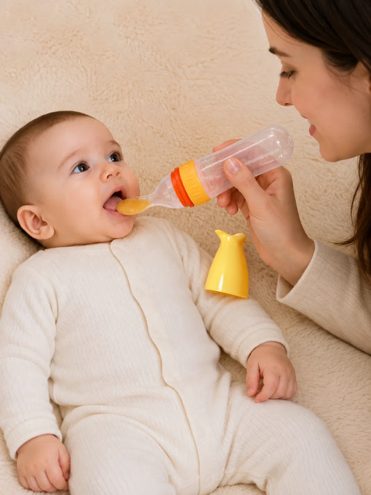 Silicone Baby Food Dispensing Spoon