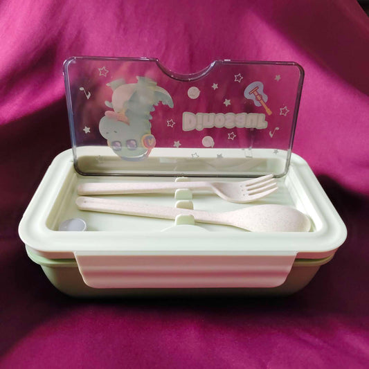 Kids Lunch Box with Spoon & Fork – Leakproof & BPA-Free