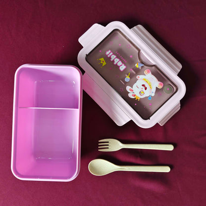 Kids Lunch Box with Spoon & Fork – Leakproof & BPA-Free