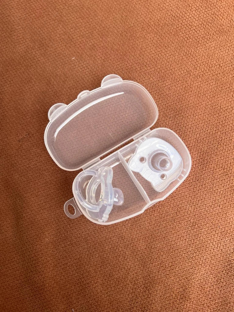 Kids Essentials 2-in-1 Silicone Pacifier with Case – BPA-Free Baby Pacifiers