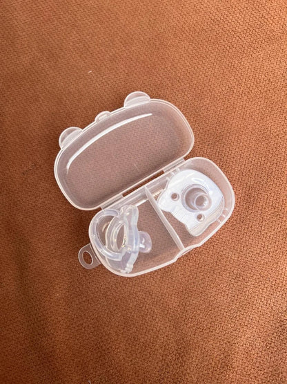 Kids Essentials 2-in-1 Silicone Pacifier with Case – BPA-Free Baby Pacifiers