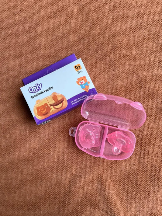 Kids Essentials 2-in-1 Silicone Pacifier with Case – BPA-Free Baby Pacifiers