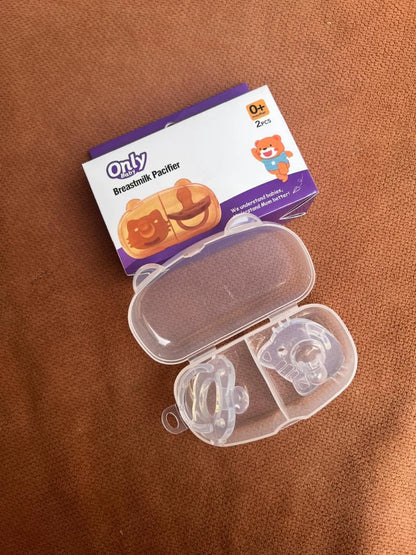 Kids Essentials 2-in-1 Silicone Pacifier with Case – BPA-Free Baby Pacifiers