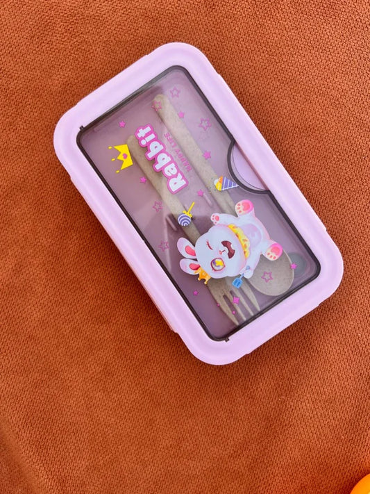 Kids Lunch Box with Spoon & Fork – Leakproof & BPA-Free