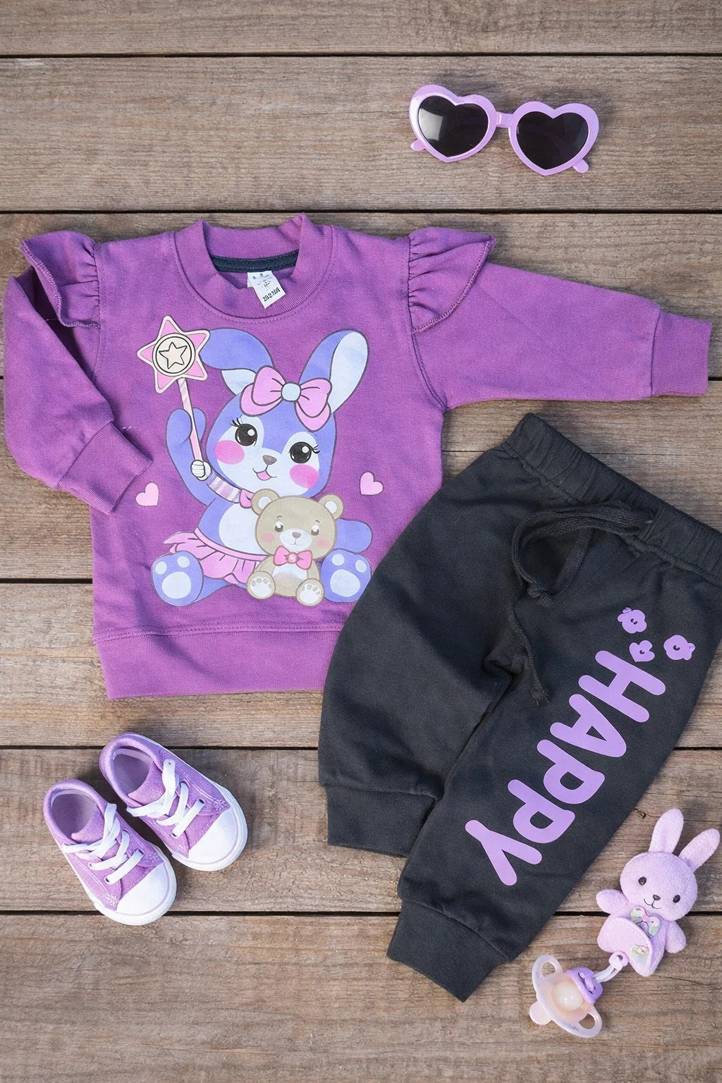Kids Winter Clothing Set – Warm Top & Cozy Joggers