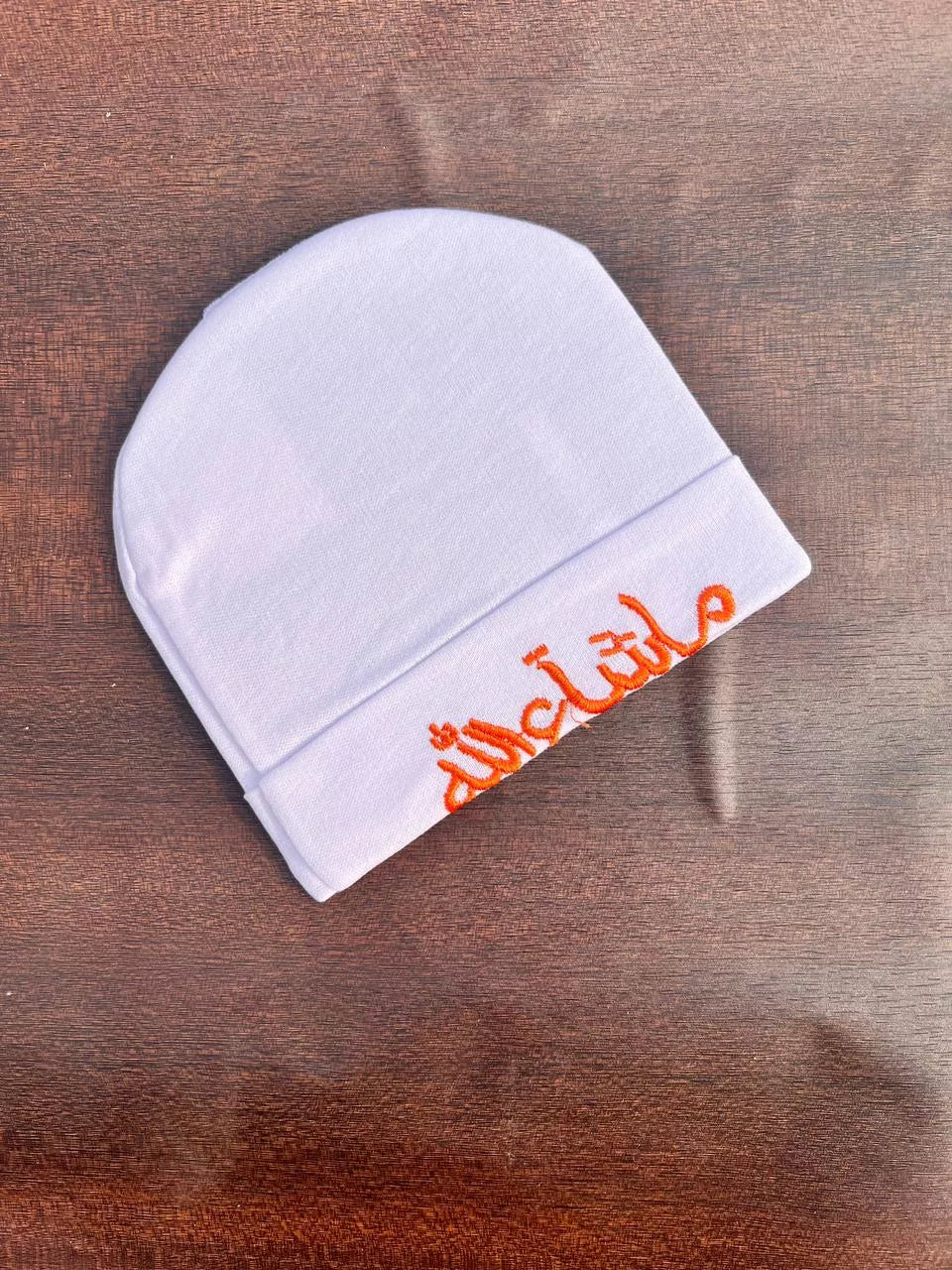 Mashallah Embroidered Cap – Elegant & Meaningful