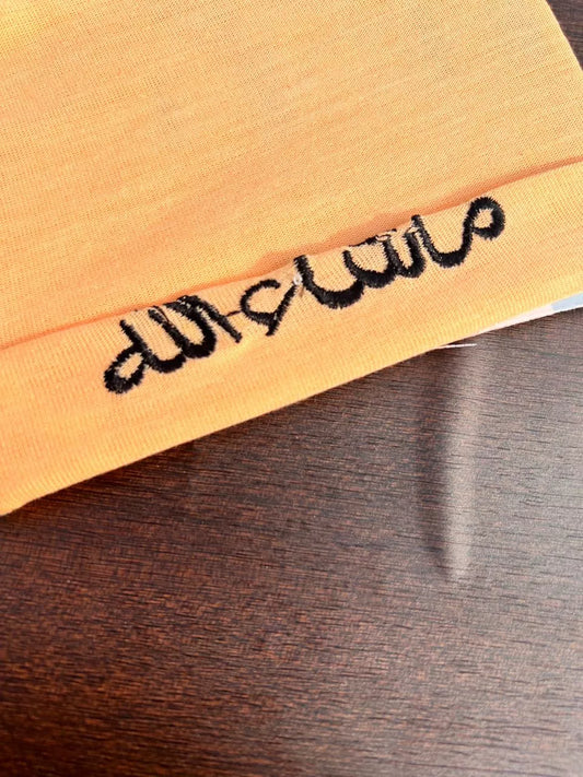 Mashallah Embroidered Cap – Elegant & Meaningful