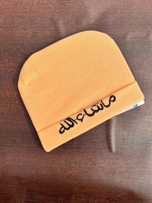 Mashallah Embroidered Cap – Elegant & Meaningful