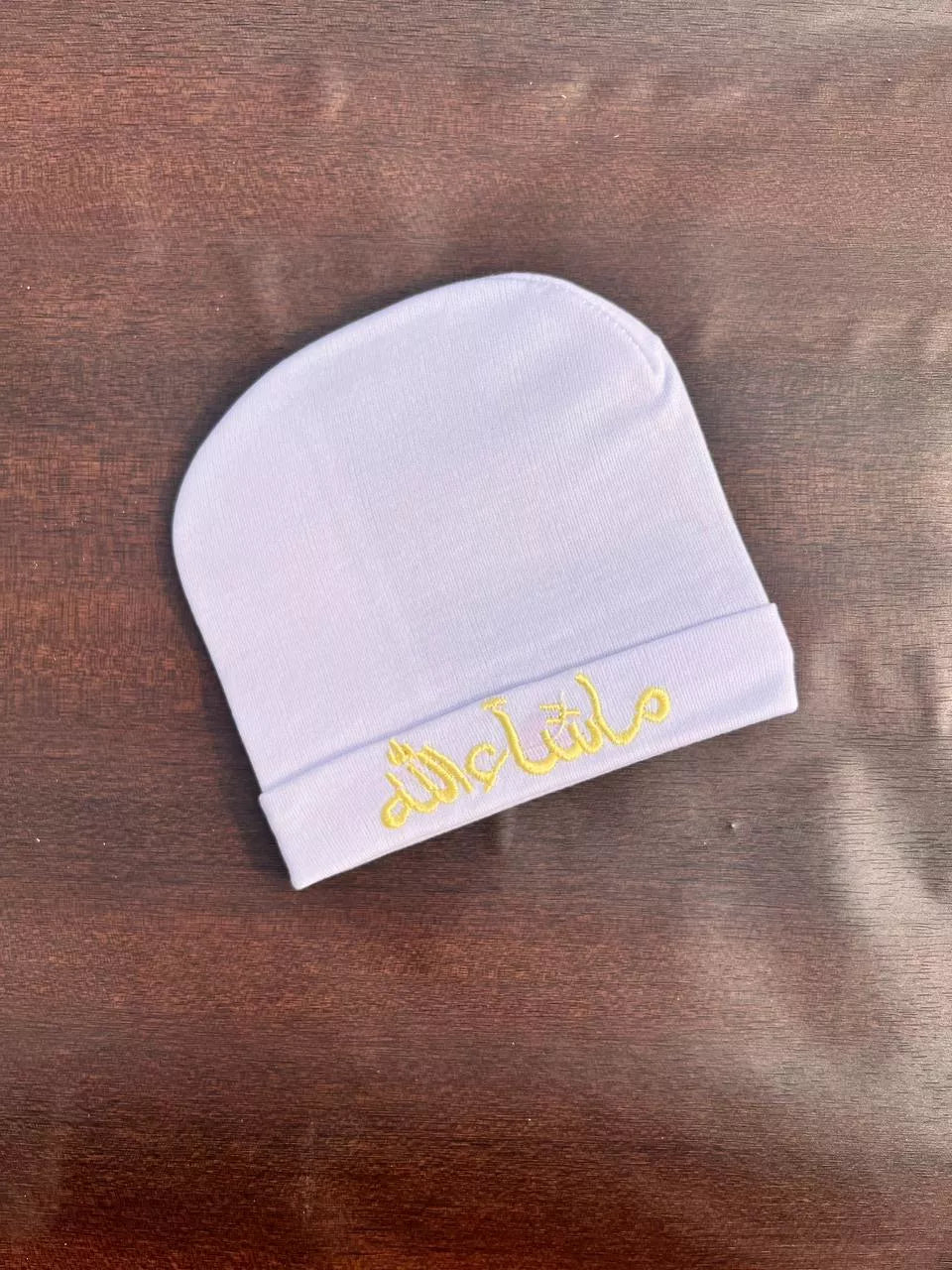 Mashallah Embroidered Cap – Elegant & Meaningful