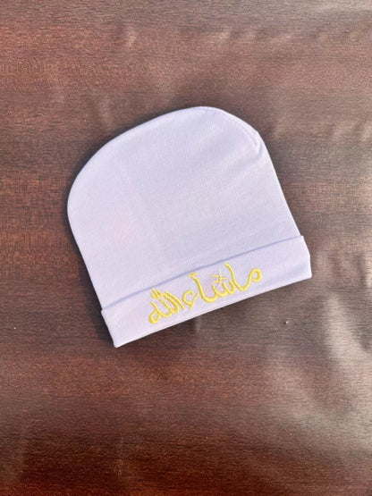 Mashallah Embroidered Cap – Elegant & Meaningful