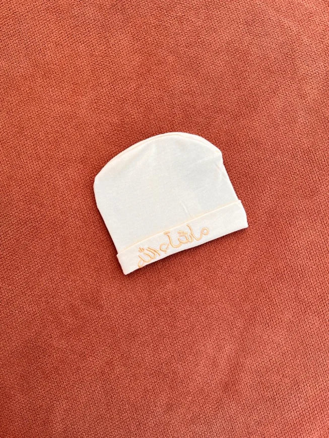 Mashallah Embroidered Cap – Elegant & Meaningful