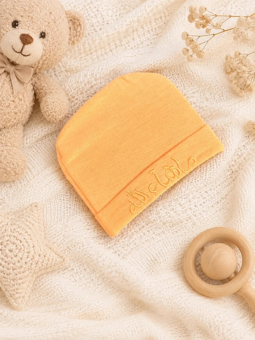 Mashallah Embroidered Cap – Elegant & Meaningful