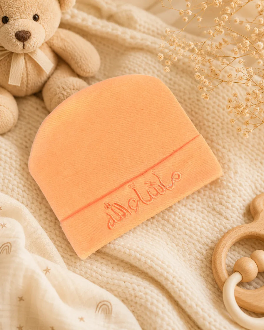 Mashallah Embroidered Cap – Elegant & Meaningful