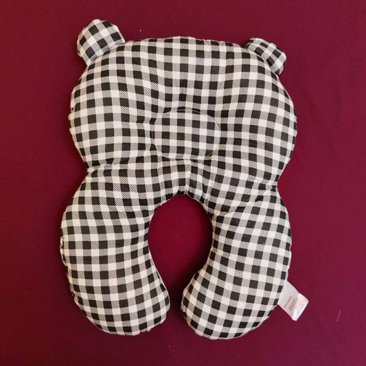 Neck and head Pillow black and white