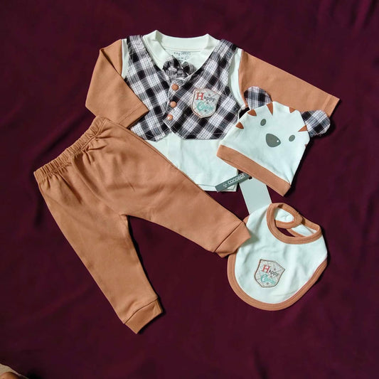 Newborn Baby Boy Waistcoat Suit