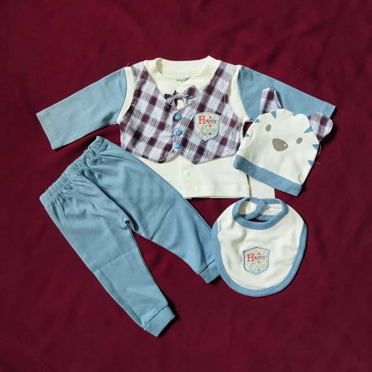 Newborn Baby Boy Waistcoat Suit