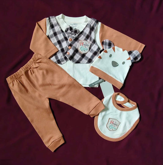 Newborn Baby Boy Waistcoat Suit