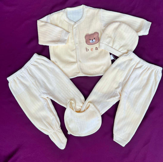 Newborn Baby 5 Piece Velvet Set