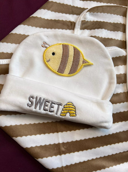 Mid Season Newborn light Velvet Starter Set | 9 Pcs Baby Essentials Bundle