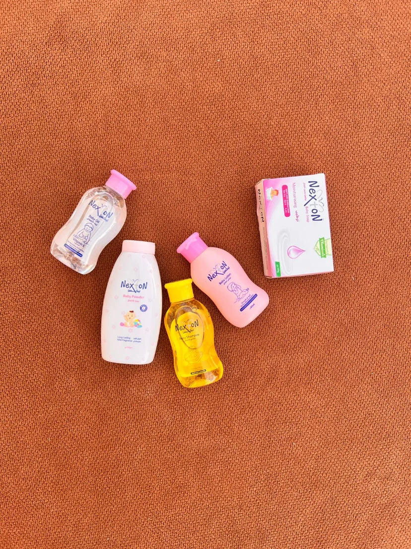 Nexton Pouch – Baby Skincare (Pink)
