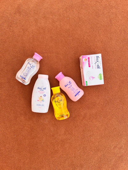 Nexton Pouch – Baby Skincare (Pink)