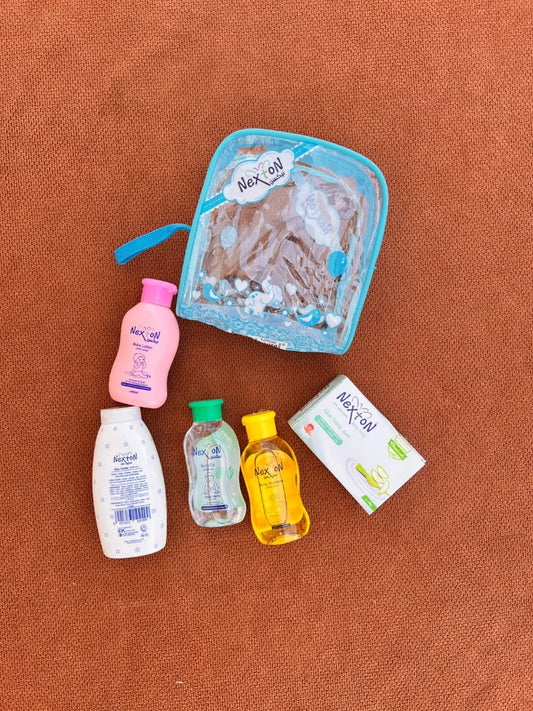 Nexton Pouch – Baby Skincare (Blue)