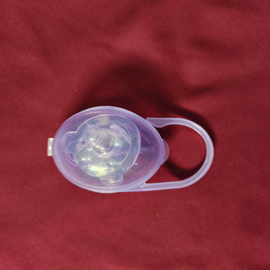 Pacifier with Chain in Protective Case | BPA-Free Soother for Babies
