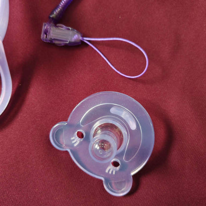 Pacifier with Chain in Protective Case | BPA-Free Soother for Babies