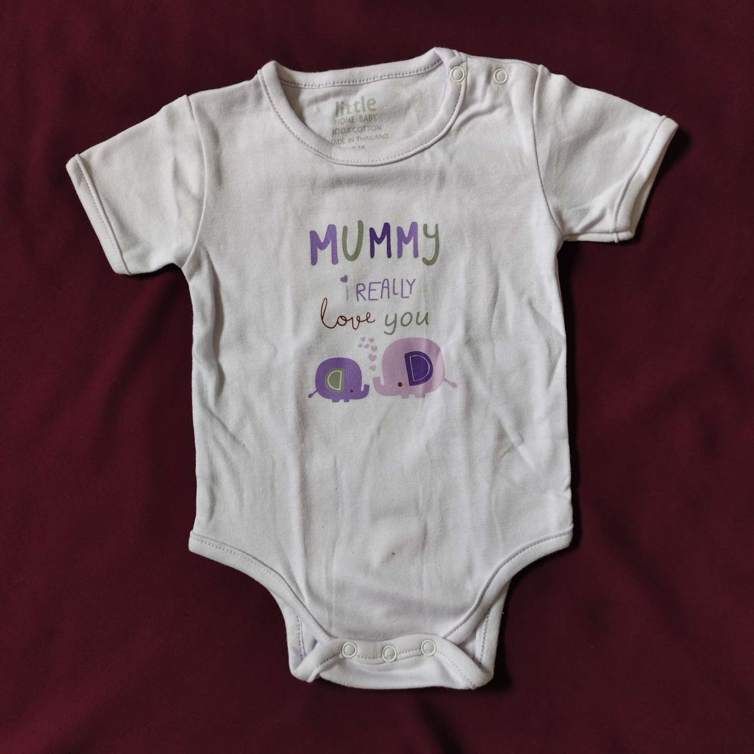 Pack of 3 Baby Bodysuits