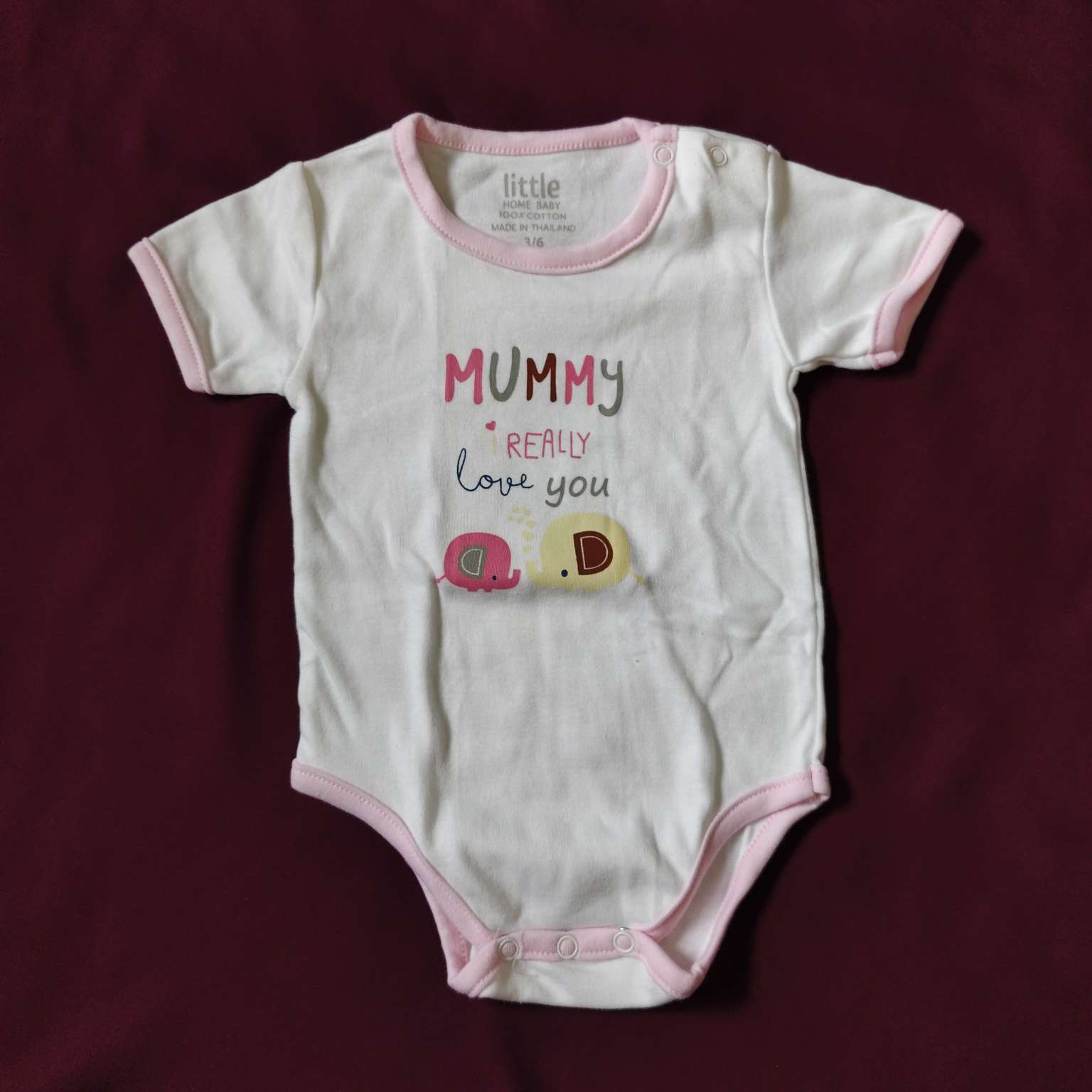 Pack of 3 Baby Bodysuits