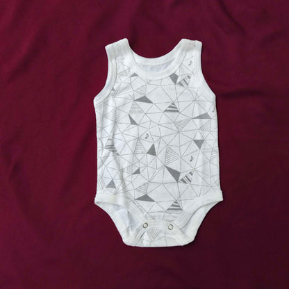Sleeveless Baby Bodysuits – Pack of 5 Soft Cotton Rompers for Boys & Girls | Summer Essentials