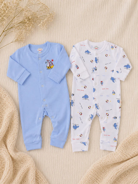 Pack of 2 Baby Soft Rompers