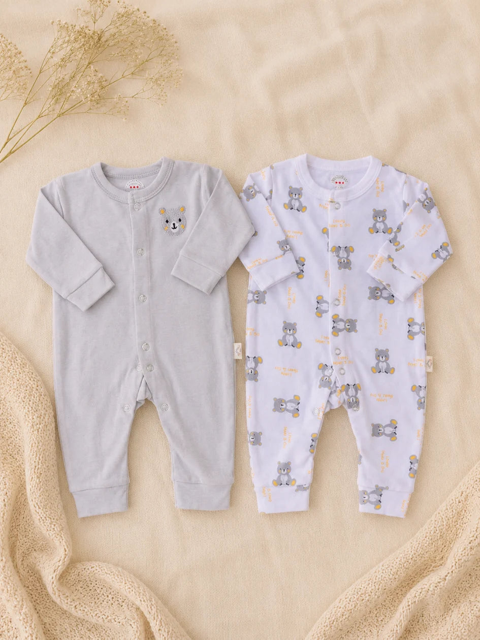 Pack of 2 Baby Soft Rompers