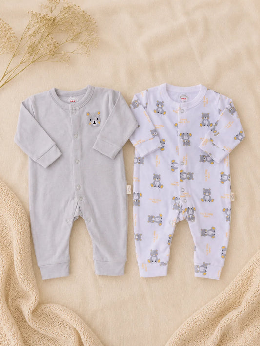 Pack of 2 Baby Soft Rompers