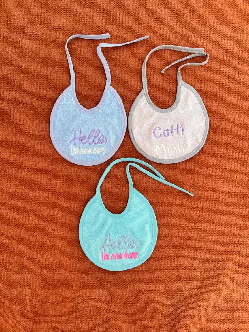 Pack of 3 Baby Bibs – Soft & Absorbent Feeding Bibs for Newborns