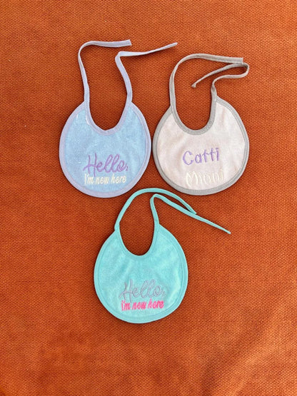 Pack of 3 Baby Bibs – Soft & Absorbent Feeding Bibs for Newborns